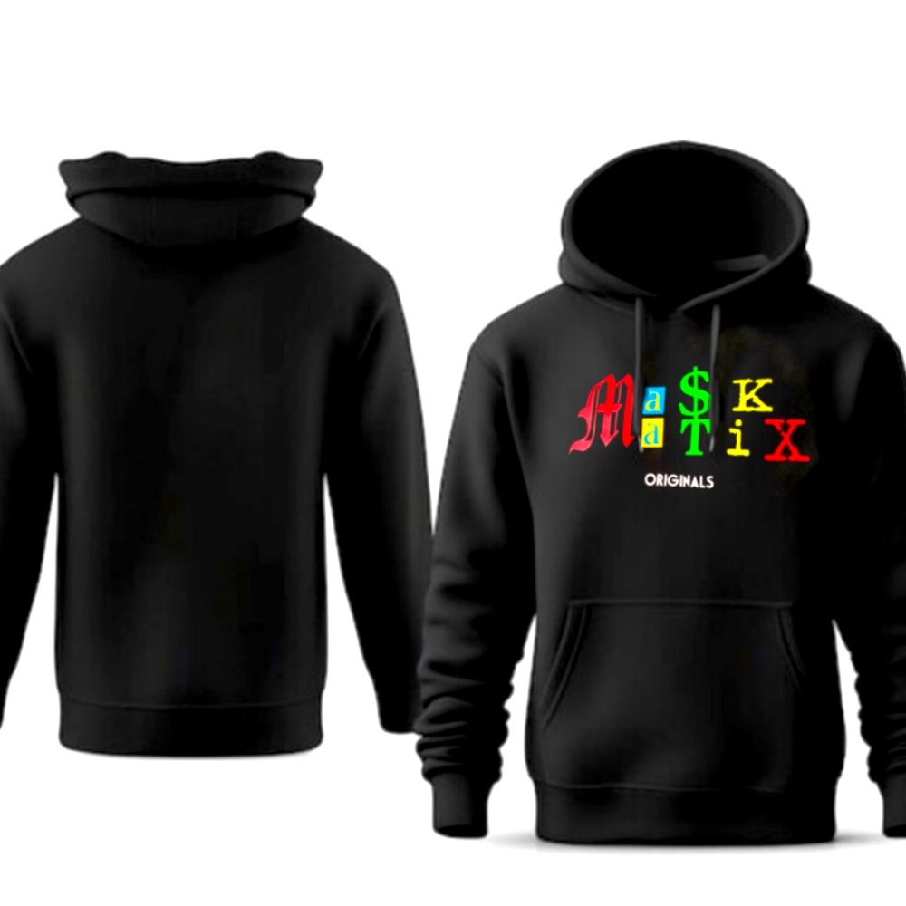 BLACK 🔥MASKMATIX HOODIE